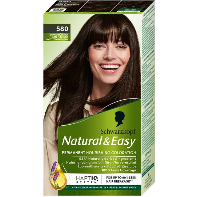 Schwarzkopf Natural & Easy Hårfärg 580 Mörkbrun