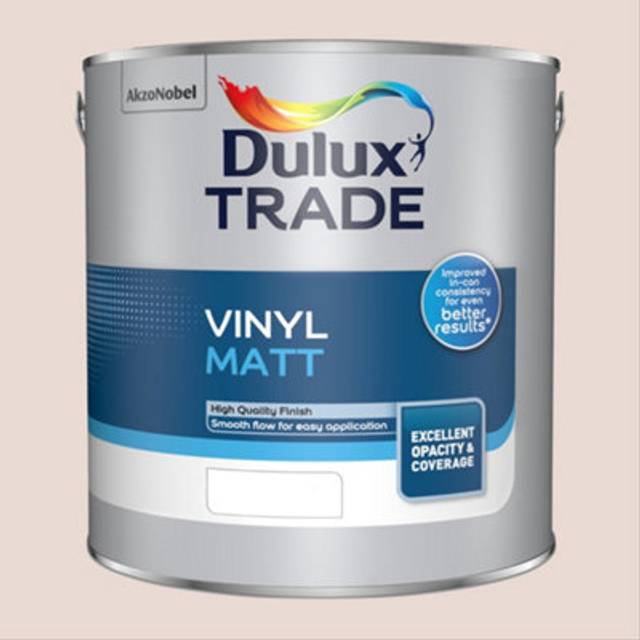 Dulux trade vinyl matt blush pink 2.5l