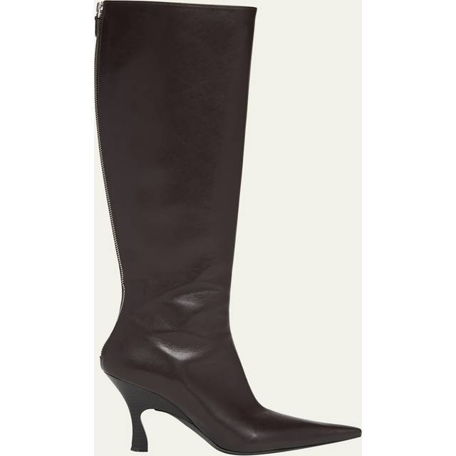 Stella McCartney Brown Elsa Knee-High Heeled Tall Boots - 2007 COFFEE - IT 36.5