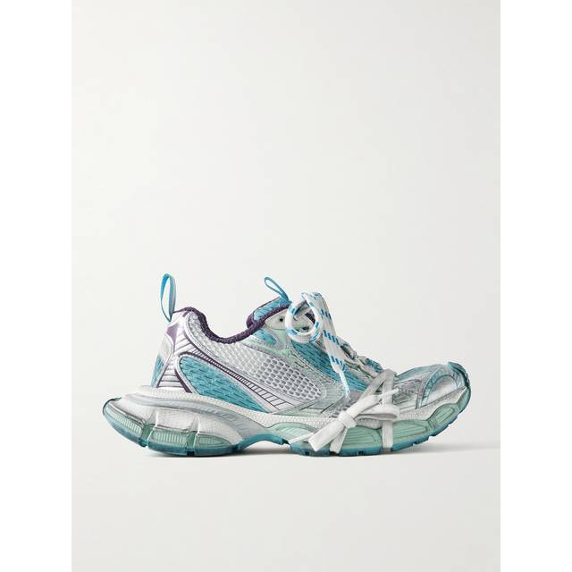 Balenciaga 3XL Trainers - Blue - Women's - 9 - Upper: Polyurethane, Polyester - Sole: Rubber, Eva - Insole: Foam