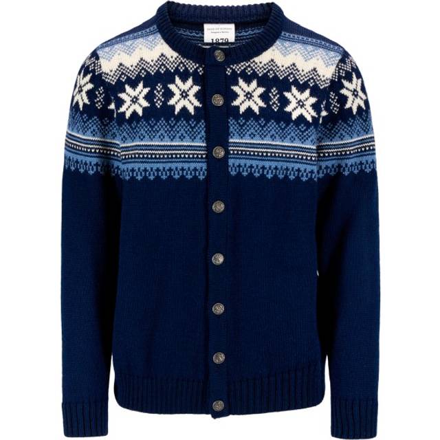 Dale of Norway Veafjord Jacket - Pullover - Herr Navy / Blueshadow / Cream M