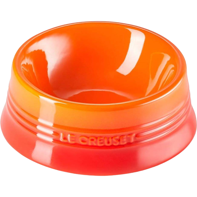 Le Creuset Stoneware Medium Pet Bowl - Blue (6.5cm H X 18cm W X 18cm D)
