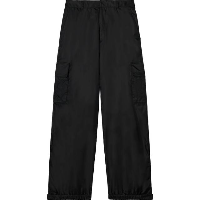 Off White, Wide Trousers, male, Black, M, Cargo Trousers