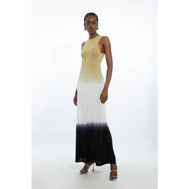 Tall Premium Viscose Knit Ombre Maxi Dress