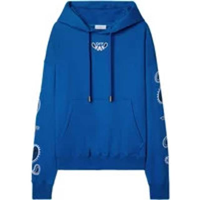 Embroidered Brushed Cotton BANDANA ARROW Hoodie size S (S)