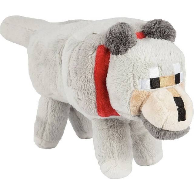 Minecraft Wolf Plush Toy Soft Stuffed Doll Cartoon Kids Gift
