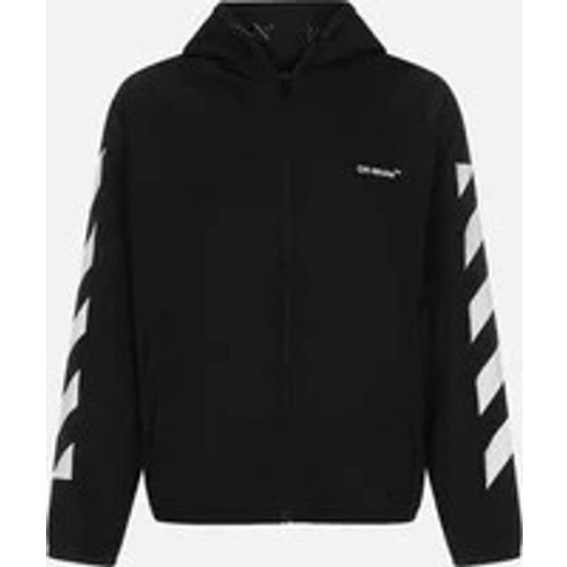 Off-White Mens Diag Light Padded Puffer Black Nylon - Size X-Large