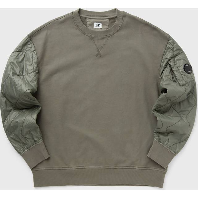 C.P. Company Diagonal Raised Fleece Sweatshirt (Grape Leaf - L) - Size L