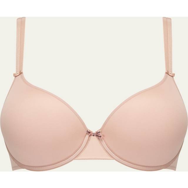 Chantelle Womens Basic Invisible T Shirt Bra - Pink Polyamide - Size 32B