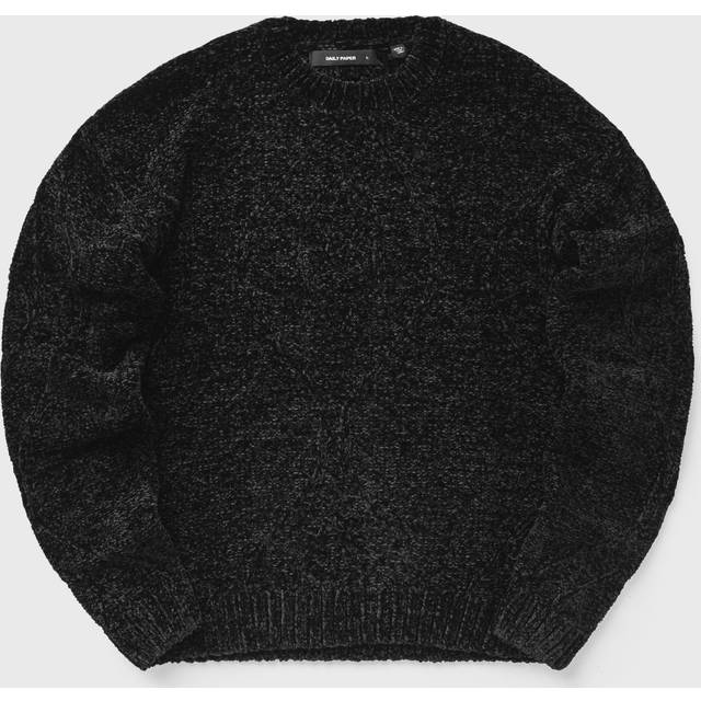 Velvet Knit Jumper with Logo Patch