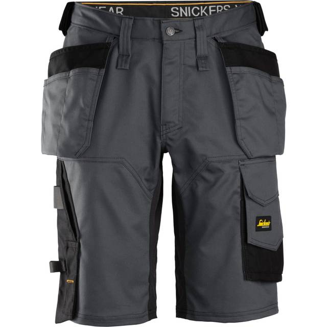 Snickers Workwear 6151 Aw Stretch Loose Shorts HP STL Grey 068 - 61515804068 - hp stl grey