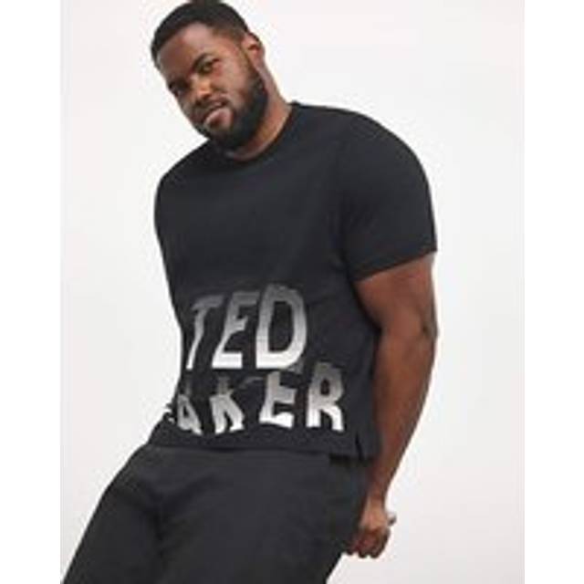 Ted Baker Oversized Logo Tshirt Black Black - Ted Baker - Size: TED 3 (38)