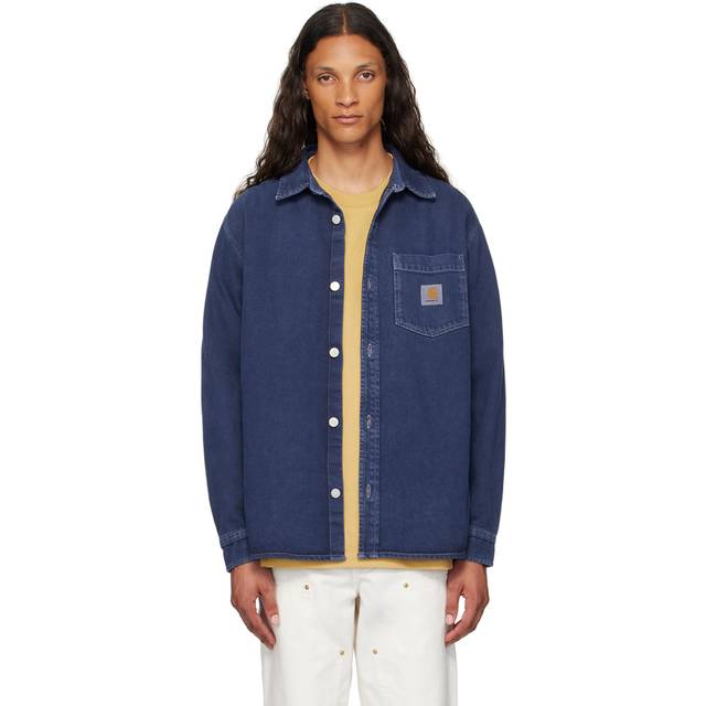 Carhartt WIP George Shirt Jac Blue XS - Air Force Blue (XS)