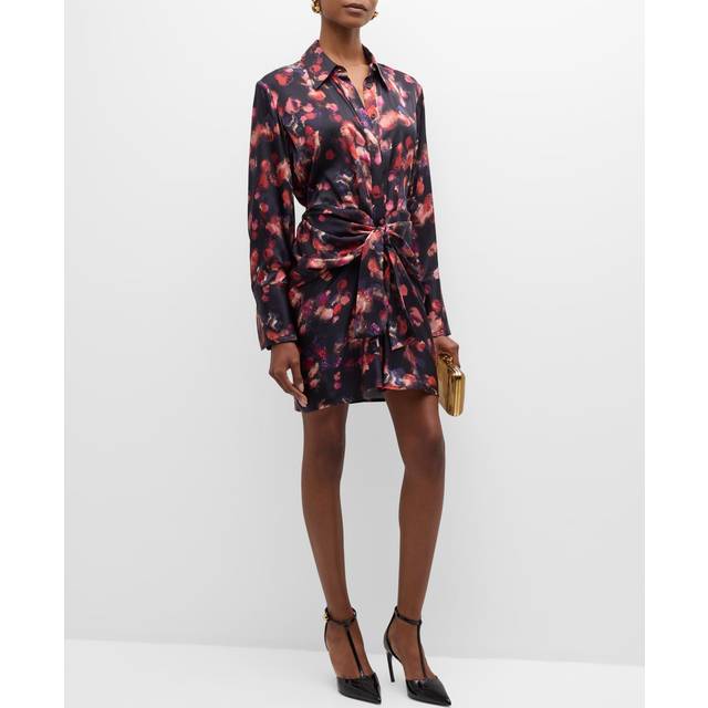 A.L.C. Mia Silk-Blend Shirtdress