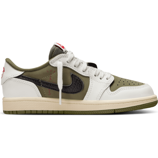 (PS) Air Jordan 1 Retro Low OG SP x Travis Scott 'Medium Olive' DO5442-200 - Medium Olive/Black/Sail - 12C