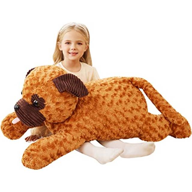 Giant Pug Dog Stuffed Animal Plush Toy,78cm Large Jumbo Cute Soft Toys,Big Size Huge Plushy Fluffy Oversized Fat Plushie,Gifts for Kids