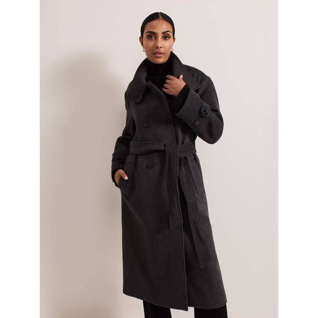 Phase Eight Petite Paloma Coat, Grey