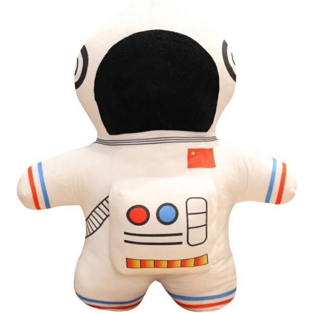 (40cm--Astronaut Style) New Plush Astronaut Spaceship Toy Stuffed Soft Doll Cartoon Pillow Kids Toys