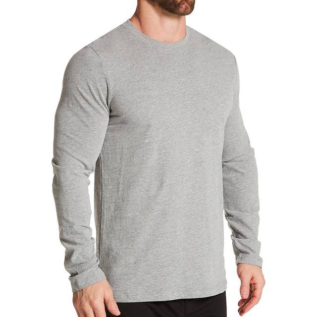 PUMA City Long Sleeve Blank T-Shirt-grey-l
