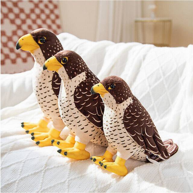 (18cm) Eagle Bird Soft Plush Toy Teddy Stuffed Animal Baby Kids Children Gift Cute