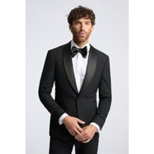 Limehaus Slim Fit Black Tuxedo Jacket - 42R
