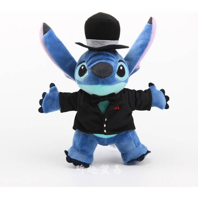 (Suit Stitch-24CM) Stitch Alien dogs Kids Plush Toy Stuffed Dolls UK