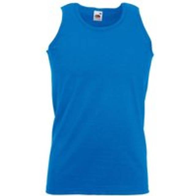 Mens Athletic Sleeveless Vest Tank Top - BC341 - Royal / 3XL - Blue