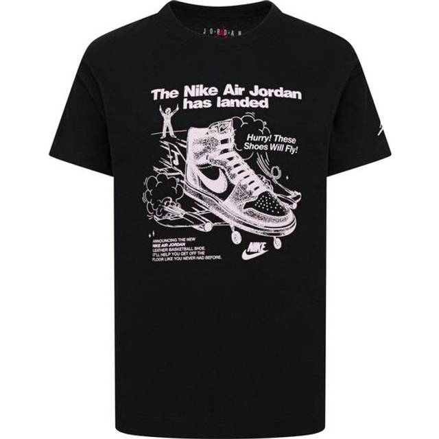AIR JORDAN Printed Crew-neck T-Shirt size 10-12 Y (10-12 Y)
