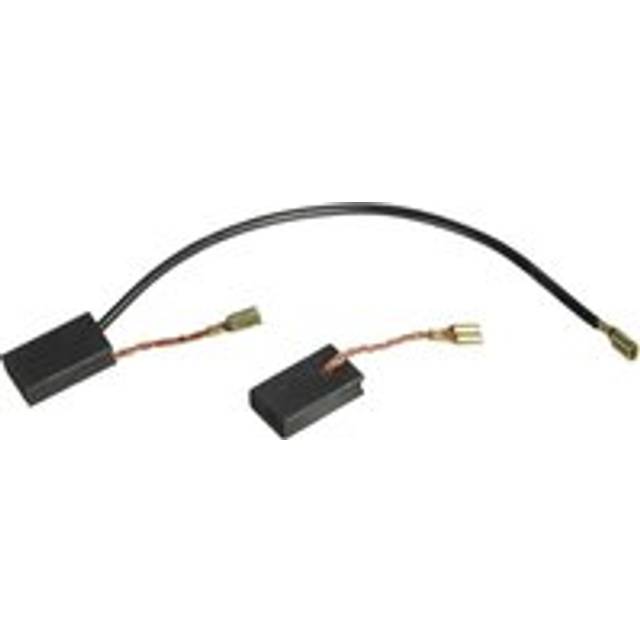 Vhbw - 2x Carbon Brush 4.9 x 9.9 x 17.2 mm compatible with Bosch gws 14-125 c 0 601 384 732, 0 601 384 737, 0 601 384 748 angle grinder