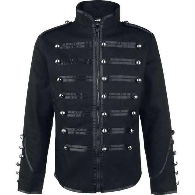 Banned - Gothic Uniform Jacket - Military Drummer - S to 5XL - for Men - black