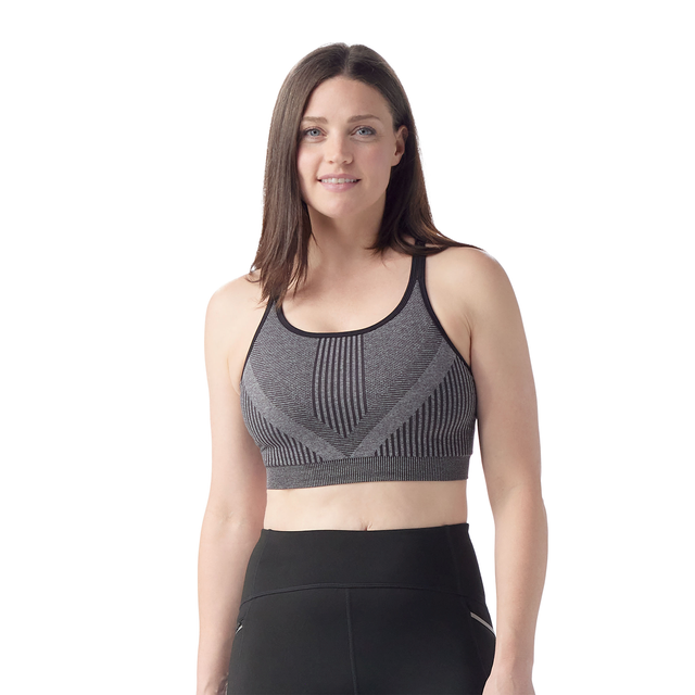 Smartwool - Women's Intraknit Strappy Bra - Sports bra size S, black