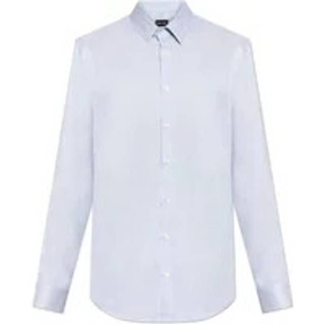 Giorgio Armani, Skjorta, Herr, L, Skjorta med randigt mönster - blue (L)
