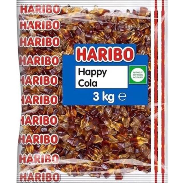 3kg haribo cola bottle gummy pick n mix retro sweets wedding party bags full bag