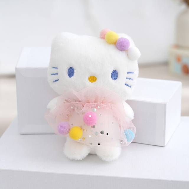 (Light Orange) And Soft Cozy Hello Kitty Plush Cat Doll Perfect For Girls Gifts And Decorations