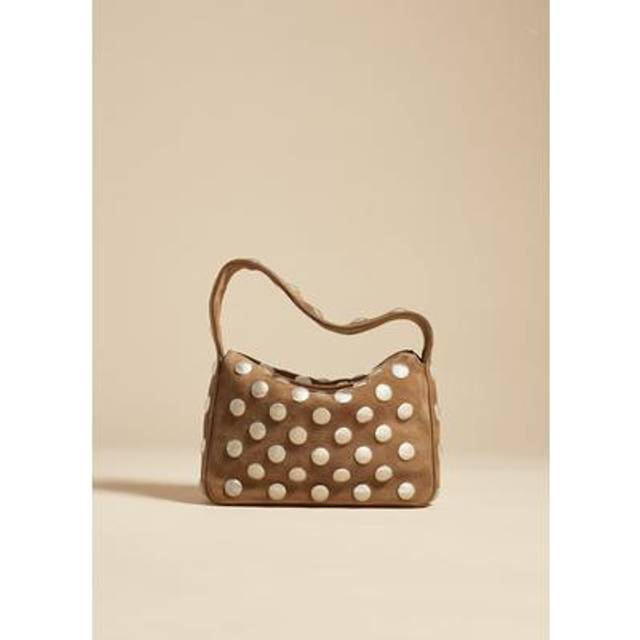 KHAITE Brown Small Elena Bag - 737 MUD - UNI