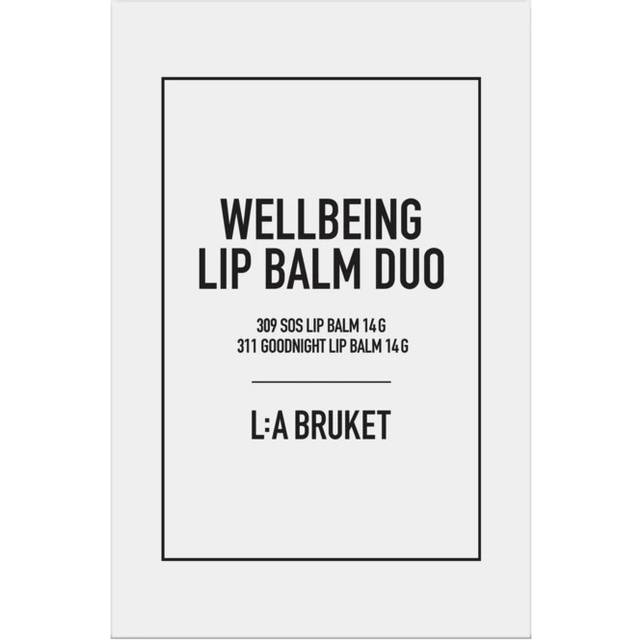 L:A Bruket 324 Wellbeing Lip Balm Duo 28 gr