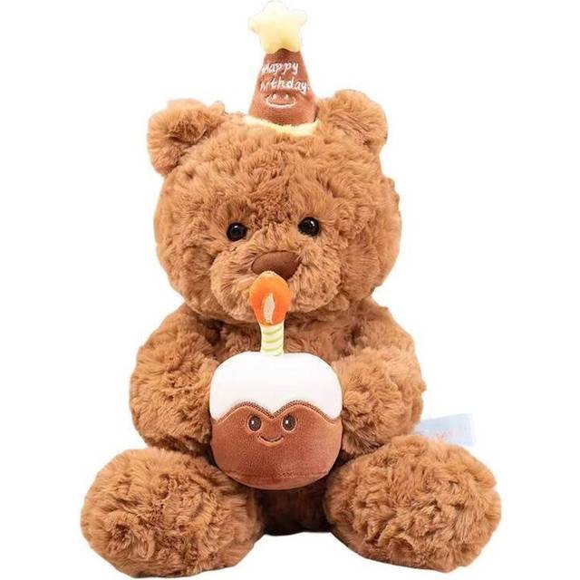 Teddy Bear Plush Toy Cartoon Doll Cloth Cute Cake birthday gift for girls