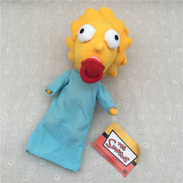 (Pacifier sister 28CM) Simpson Family Plush Doll for Kids Soft Plush Toys Cuddly Collectable Birthday Christmas Toys Gifts Home Decoration for Boys Gi