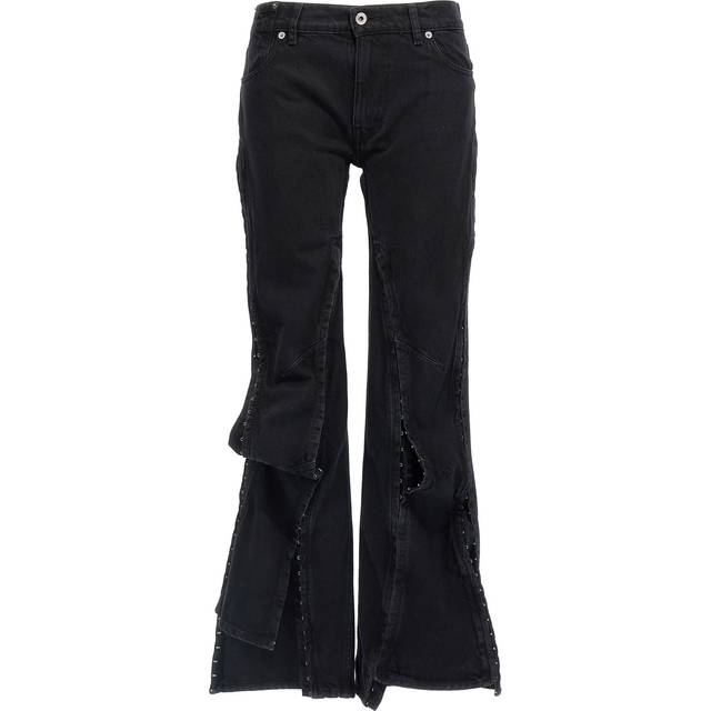 Y/Project-Hook And Eye Jeans Nero-Donna - Black - 29