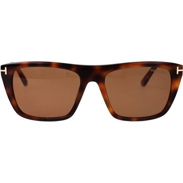 TOM FORD Man FT1175 ASLAN 53E Solglasögon Acetat Havana Brun Fyrkantig Normal