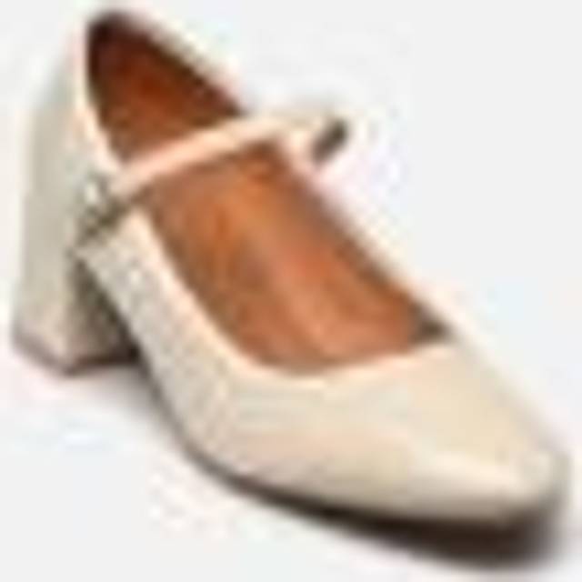Dalmatie Heeled Mary Janes in Patent Leather - Ecru - 37 (4)