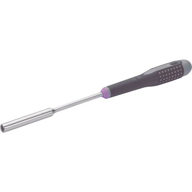 "BE-7810 Nut Driver with ""Ergo"" Handle/Long Bore, Multi-Colour, 10 mm"