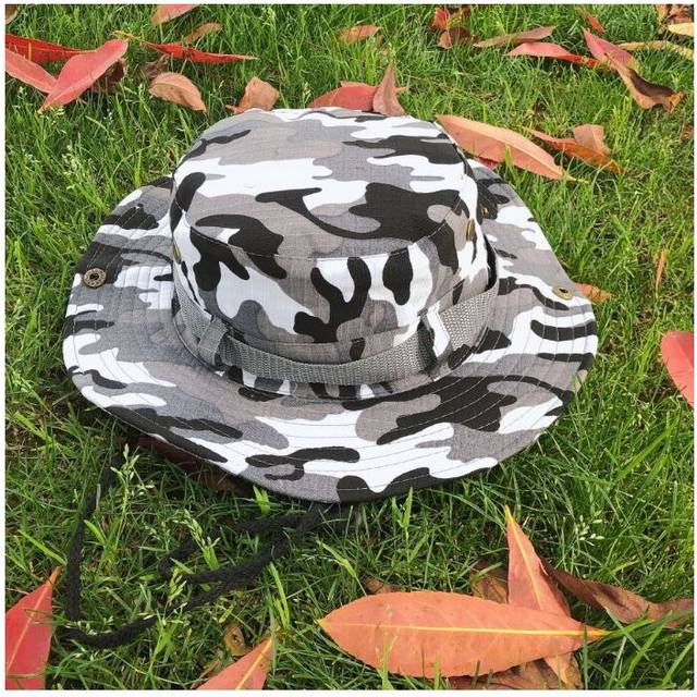 (colour 3) UPF 50+ Sun Hat Bucket Cargo Safari Bush Boonie Summer Fishing Hat Mens Woman's