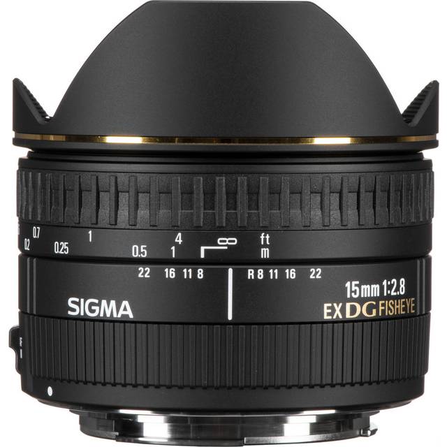 Sigma SIGMA single focus fisheye lens 15mm F2.8 EX DG DIAGONAL FISHEYE for canon diagonal fisheye Full size compatible 476403