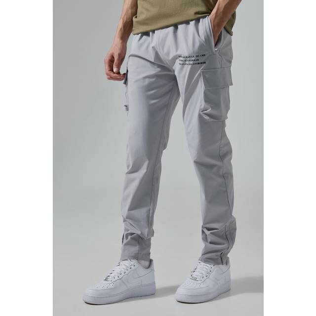 Man Active Gym Technical Cargo Jogger - Grey - L