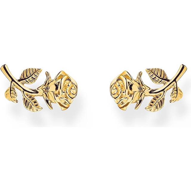 Thomas Sabo H2314-413-39 Vergoldete Ohrstecker Roses Romance Damen