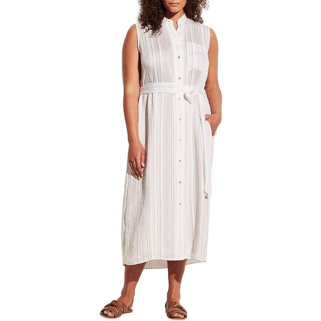 Vince Drapey Stripe Shirt Dress