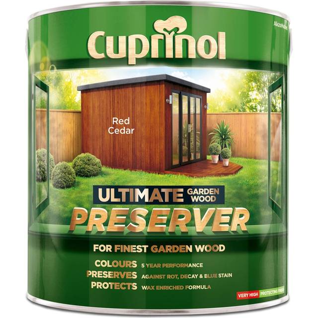 Cuprinol 5206120 Ultimate Garden Wood Preserver Red Cedar 4 Litre