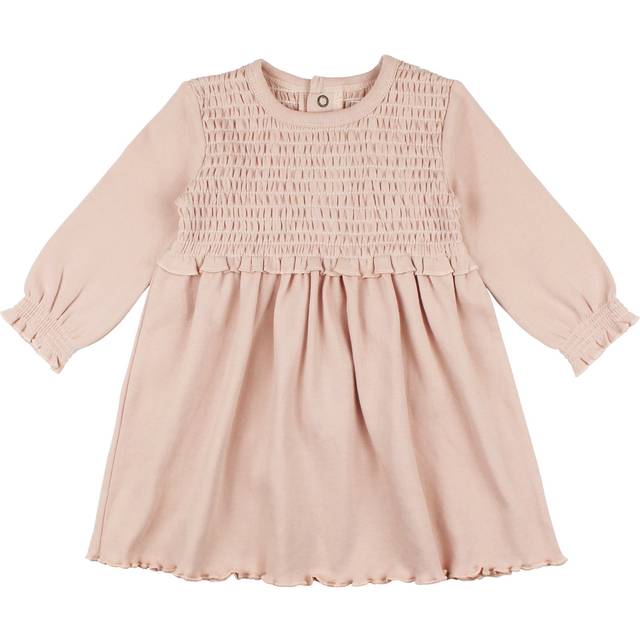 Kids' Organic Smocked Dress in Rosewater