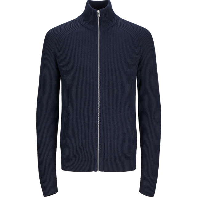 Jack & Jones - Cardigan jjPannel Knit Zip Cardigan Aw24 - Blå